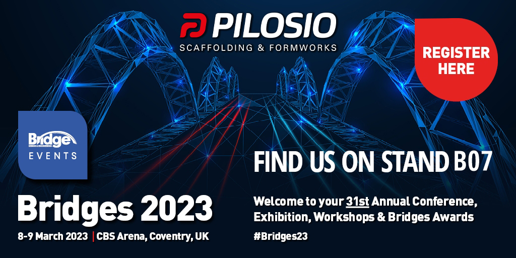 Find us on stand B07. Bridges 2023 conference and exhibition. 